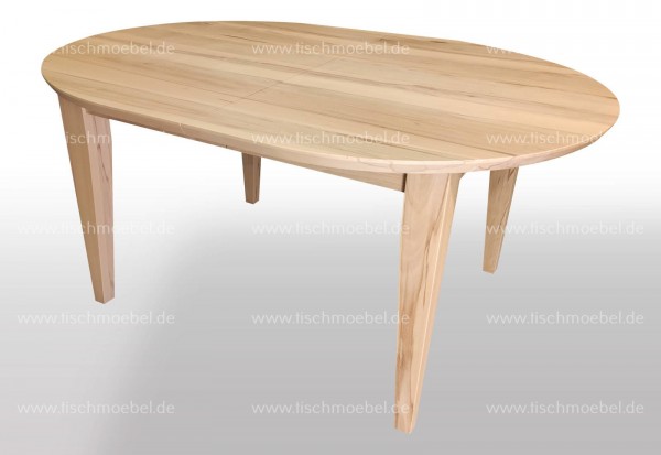 ovaler Esstisch Kernbuche massiv