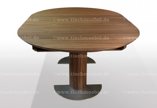 runder Esstisch Nussbaum ausziehbar
