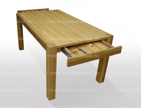 Holztisch aus erle ausziehbar 160 cm min