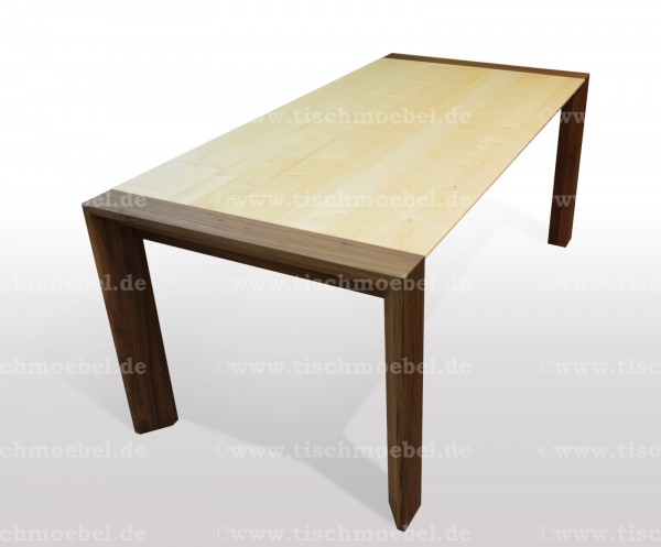 Esszimmertisch massiv ahorn nussbaum min
