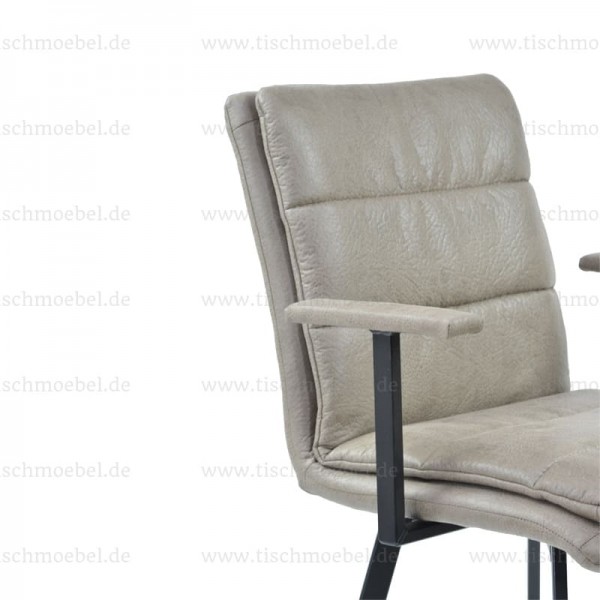 Stuhl Minnesota mit Armlehne - industrail Look - Loft Style - detailansicht