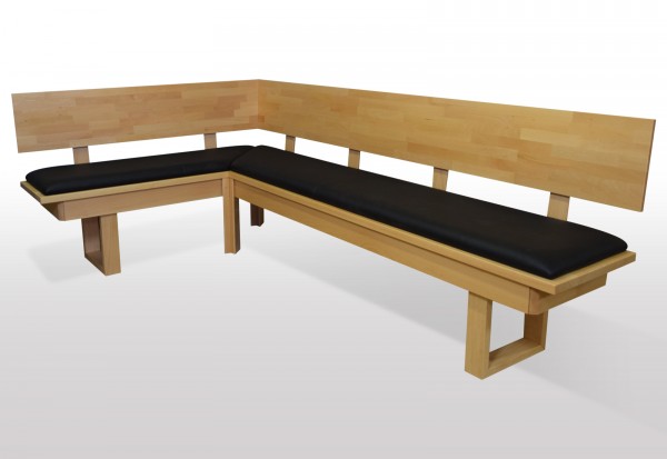 Sitzbank Buche massiv - Länge wählbar