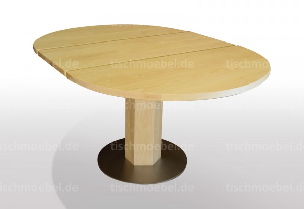 runder Holztisch Ahorn ausziehbar