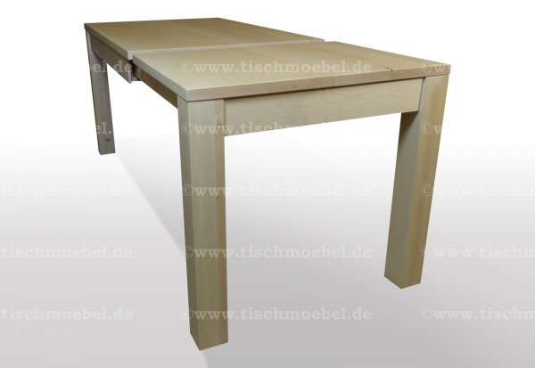 tisch Ahorn massiv beine unter der tischpatte ausziehbar