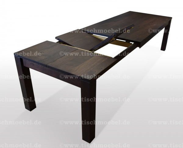 Ausziehtisch wildeiche gebeizt 180 cm min