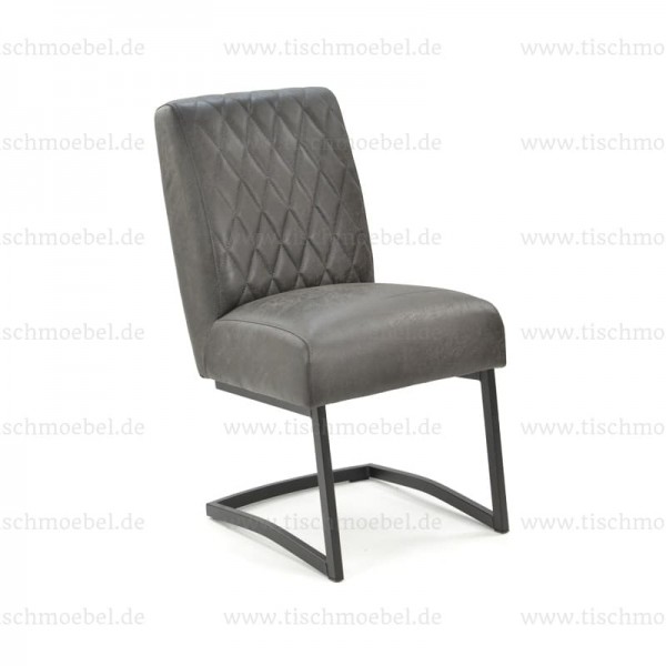 Stuhl Columbia - industrail Look - Loft Style - Freischwinger - Frintansicht