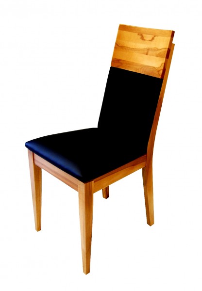 Lederstuhl Kernbuche massiv Hochlehner