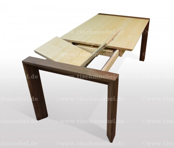 Ausziehtisch ahorn nussbaum massiv cube min