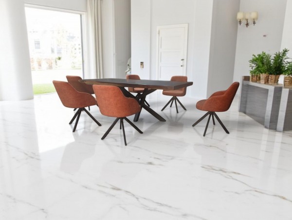 Moderner Leder Drehstuhl - Linea Alana II