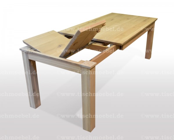 Ausziehtisch eiche bianco min