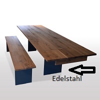 Edelstahlwange