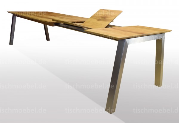 tisch wildeiche ausziehbar massiv