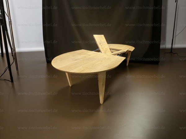 ovaler tisch Eiche massiv ausziehbar