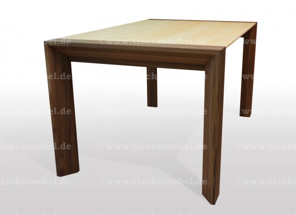 Esstisch massiv ahorn nussbau min