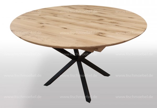 runder Tisch auf Spider II Metallgestell 100cm