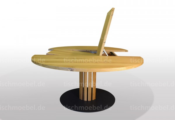 Esszimmertisch rund eiche ausziehbar 100cm