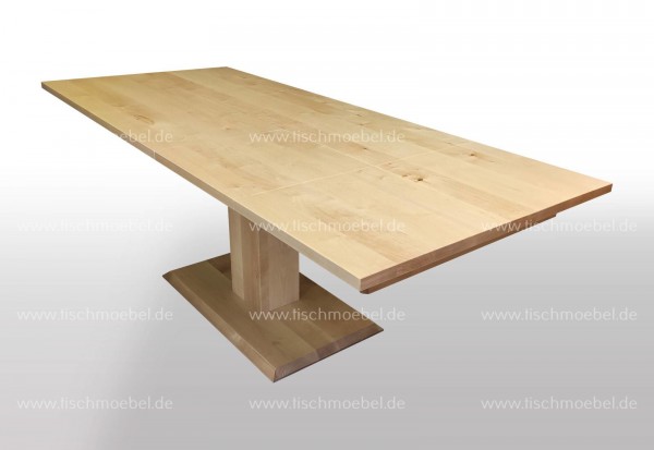 Breite 90cm - konfigurierbar - Massivholz Tisch ausziehbar Birke - Länge wählbar
