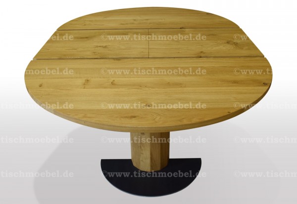 Esstisch rund ausziehbar eiche massiv 130
