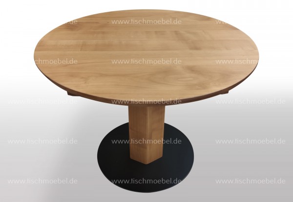 runder Holztisch Kirsche amerikanisch ausziehbar Durchmesser 110cm