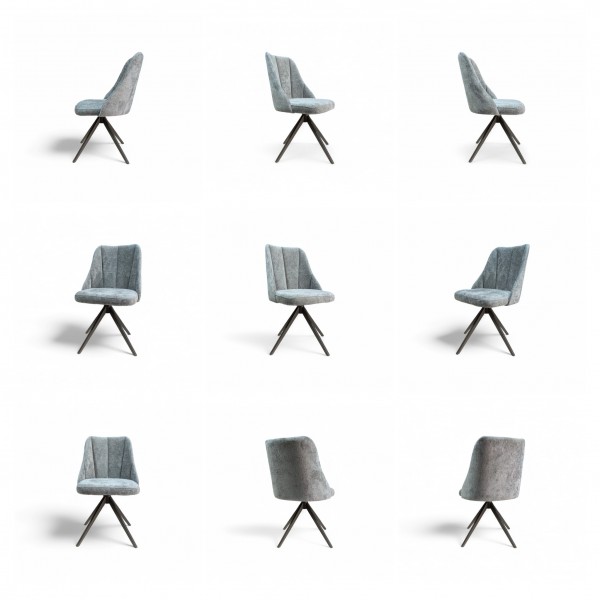 Moderner konfigurierbarer Drehstuhl - Linea Alana VI