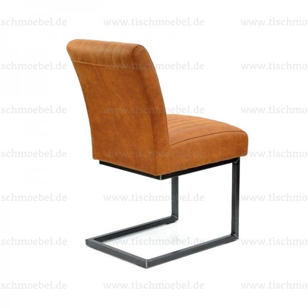 Stuhl Montana - Freischwinger - industrial Look - Loft Style - Rückansicht