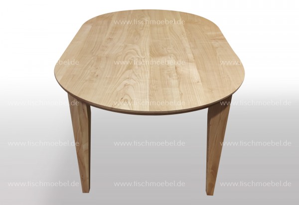 Esstisch oval Kirsche europäisch 210 x 100 cm