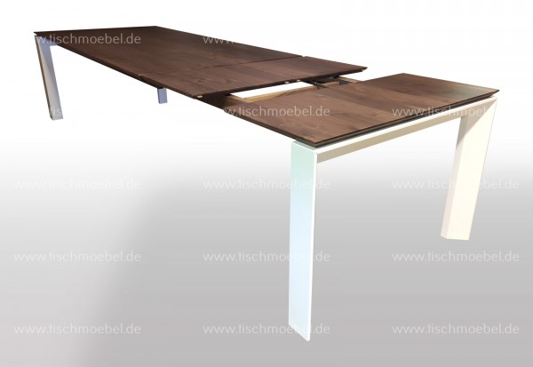 Tisch Nussbaum 250x100cm ausziehbar