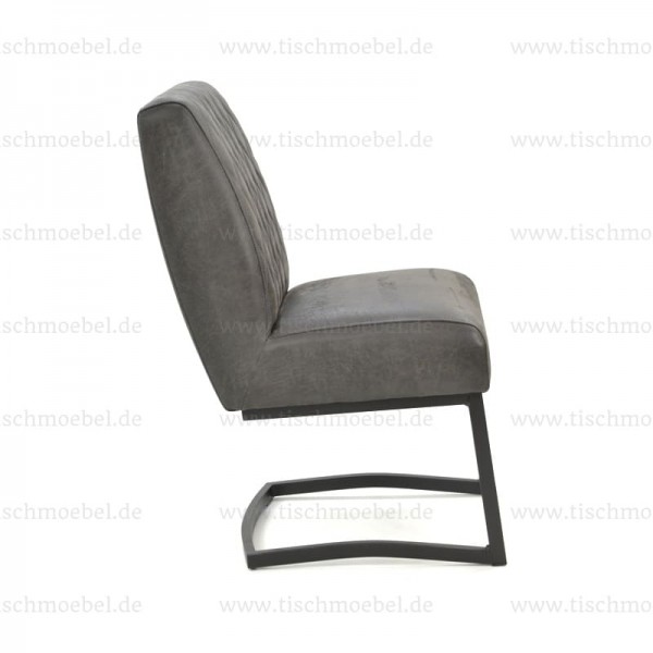 Stuhl Columbia - industrail Look - Loft Style - Freischwinger - Seitenansicht