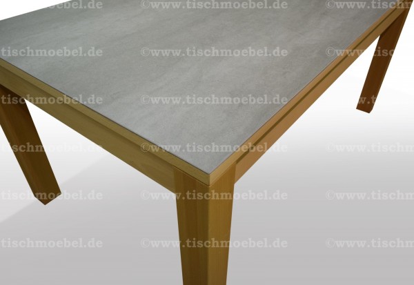 Esszimmertisch Buche keramikplatte massiv ausziehbar 120 x 80
