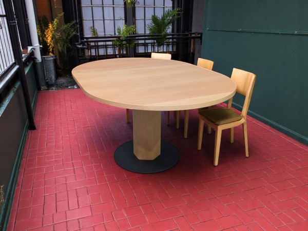 runder Esstisch buche ausziehbar um 50cm - 140cm Durschmesser