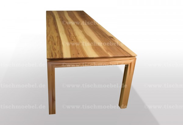 Tisch ausziehbar satin Nussbaum