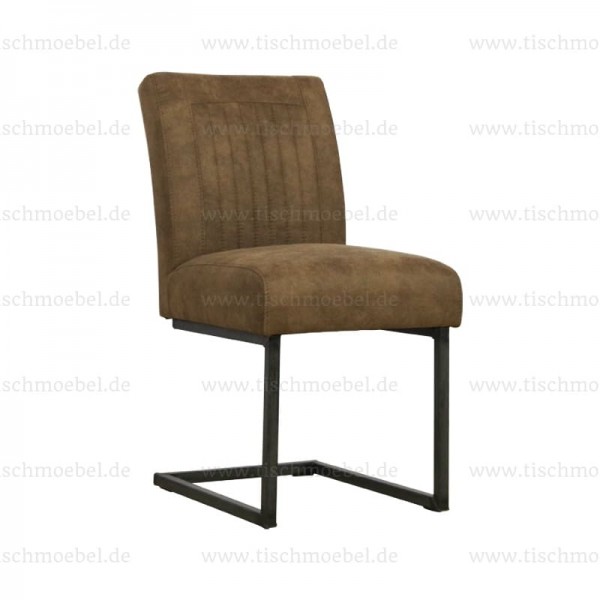 Stuhl Virginia - Freischwinger - industrial Look - Loft Style - Frontansicht