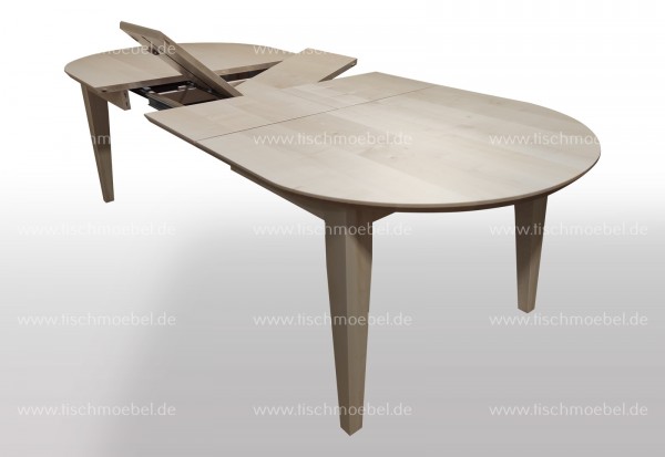 Esstisch Erle oval 130x80cm