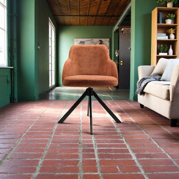 Moderner Leder Drehstuhl - Linea Alana II