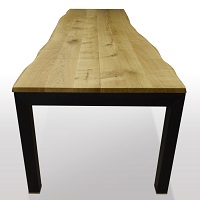 Cube-Profil-Schwarzstahl-unter-der-Tischplatte-abschliessend-Profil-8x8cm