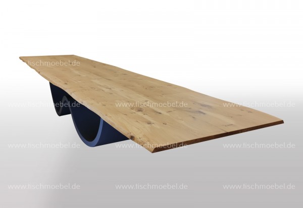 Baumtisch Wavegestell ausziehbar Eiche 220x90cm