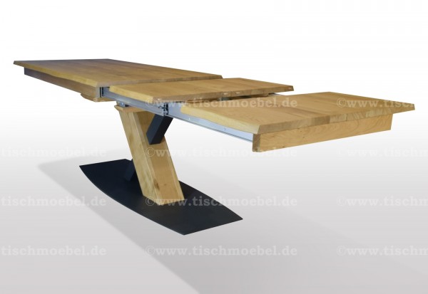 Kuechentisch Wildeiche ausziehbar 180 x 80 min