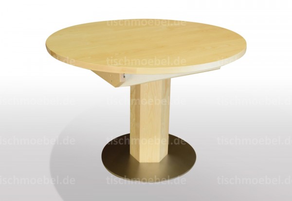 Tisch rund Ahorn ausziehbar
