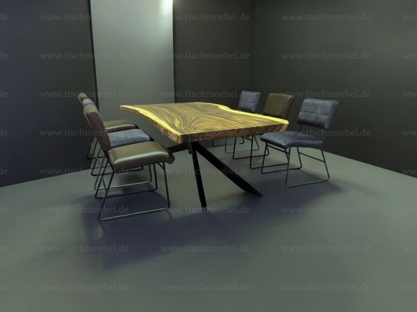 Baumstamm Platte Suarholz 220 x 117 x 96 x 8 cm