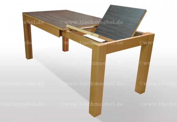 Esstisch Buche massiv ausziehbar keramikplatte