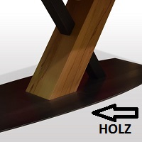 X-untergestell-in-Holz-auf-Holzplatte