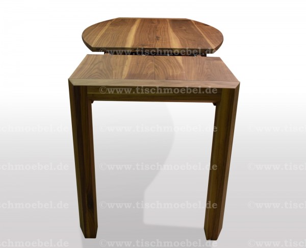 Ausziehtisch bootsform Nussbaum 