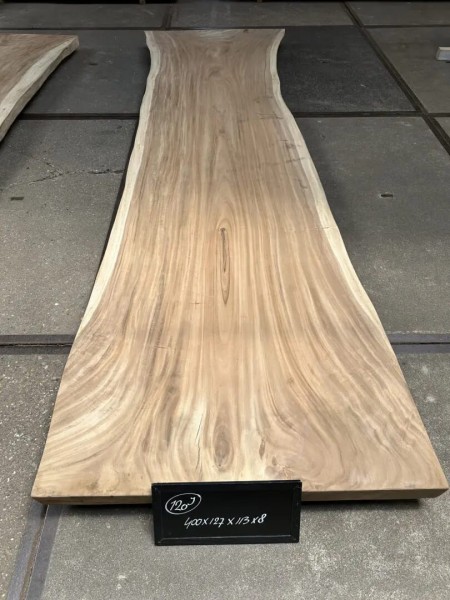 XXL Baumstamm Platte Tisch aus Suarholz 400 x 127 x 113 x 8 cm - indonesian Leagal Wood