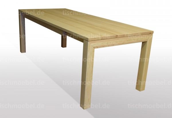 Tisch Ahorn massiv ausziehbar cube