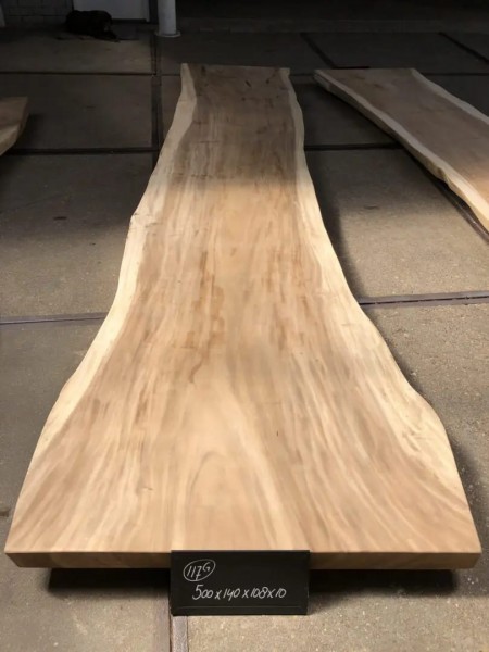 XXL Baumstamm Tischplatte aus Suarholz 500 x 140 x 108 x 10cm - indonesian Leagal Wood