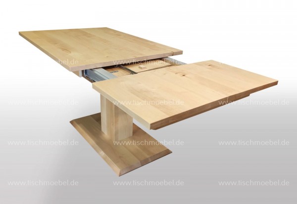 AusziehTisch aus massivem Birkenholz, individuell konfigurierbar, nachhaltig und handgefertigt