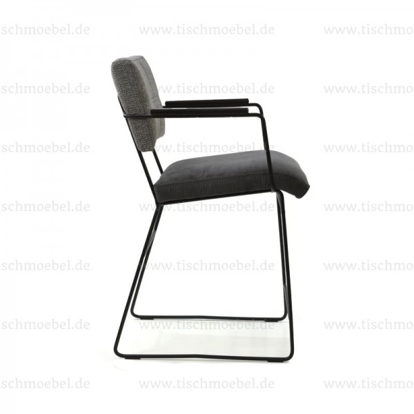 Barhocker Nevada - industrial Look - Loft Style - Seitenansicht