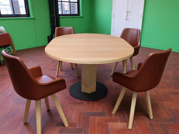 Küchentisch rund buche ausziehbar um 50cm - 140cm Durschmesser