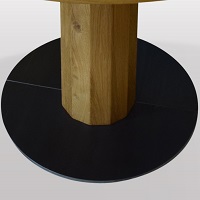 Schwarzstahlfussplatte