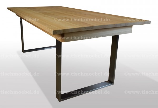 Ausziehtisch kernbuche massiv min